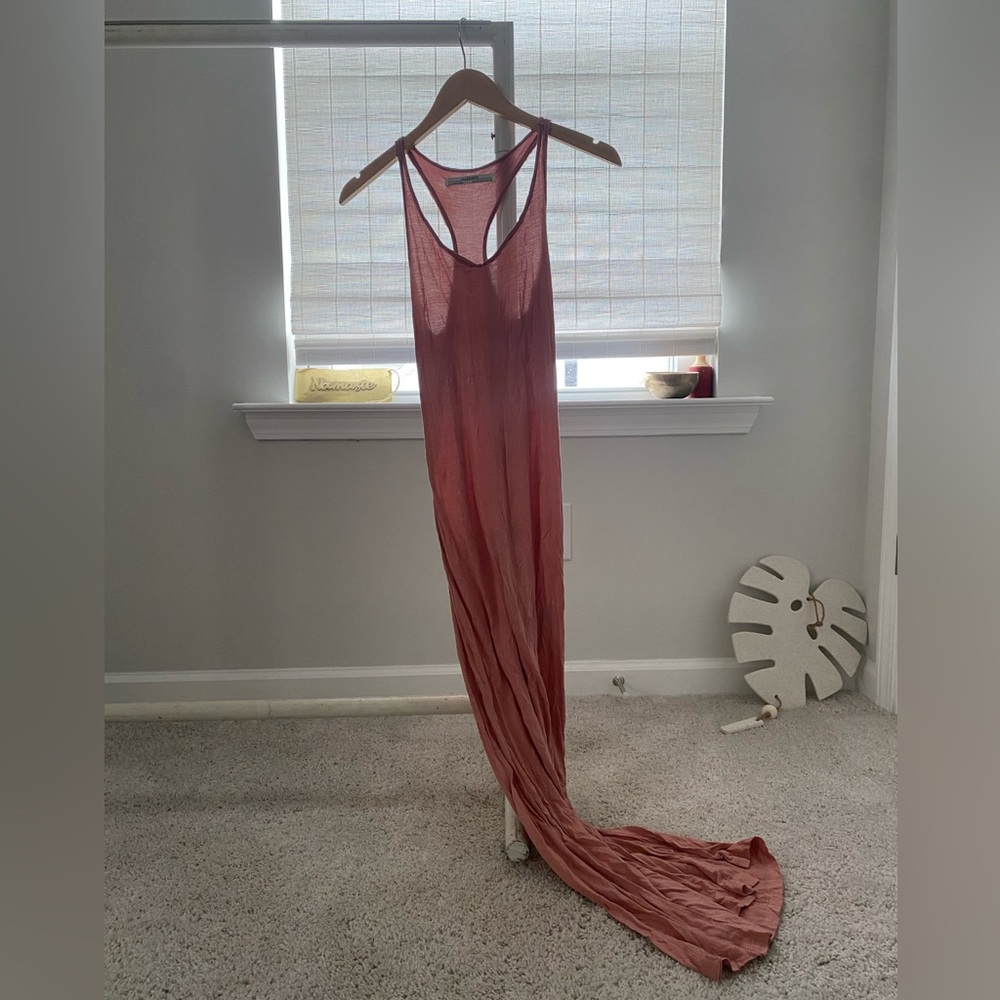 Allsaints pink dress